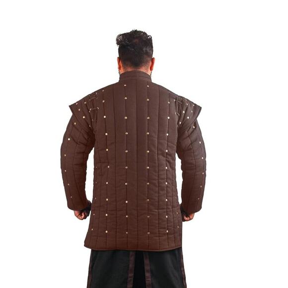 Gambeson Quilted Costumes Padded Armor for Renaissance and Cosplay for medievals - Picture 3 of 5